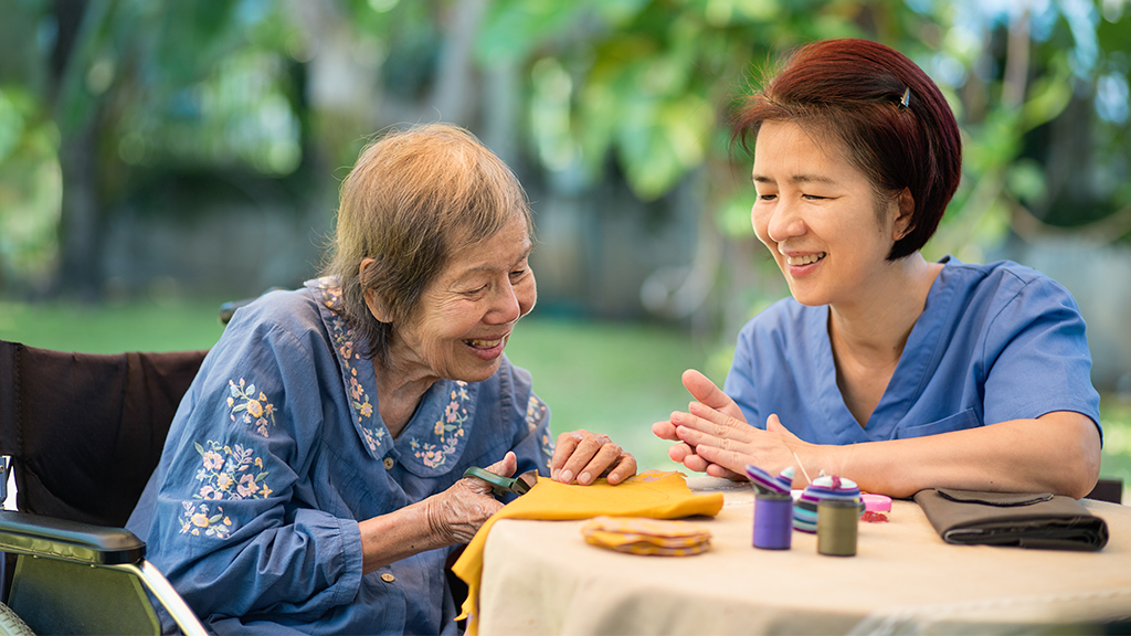 OTD session with elderly