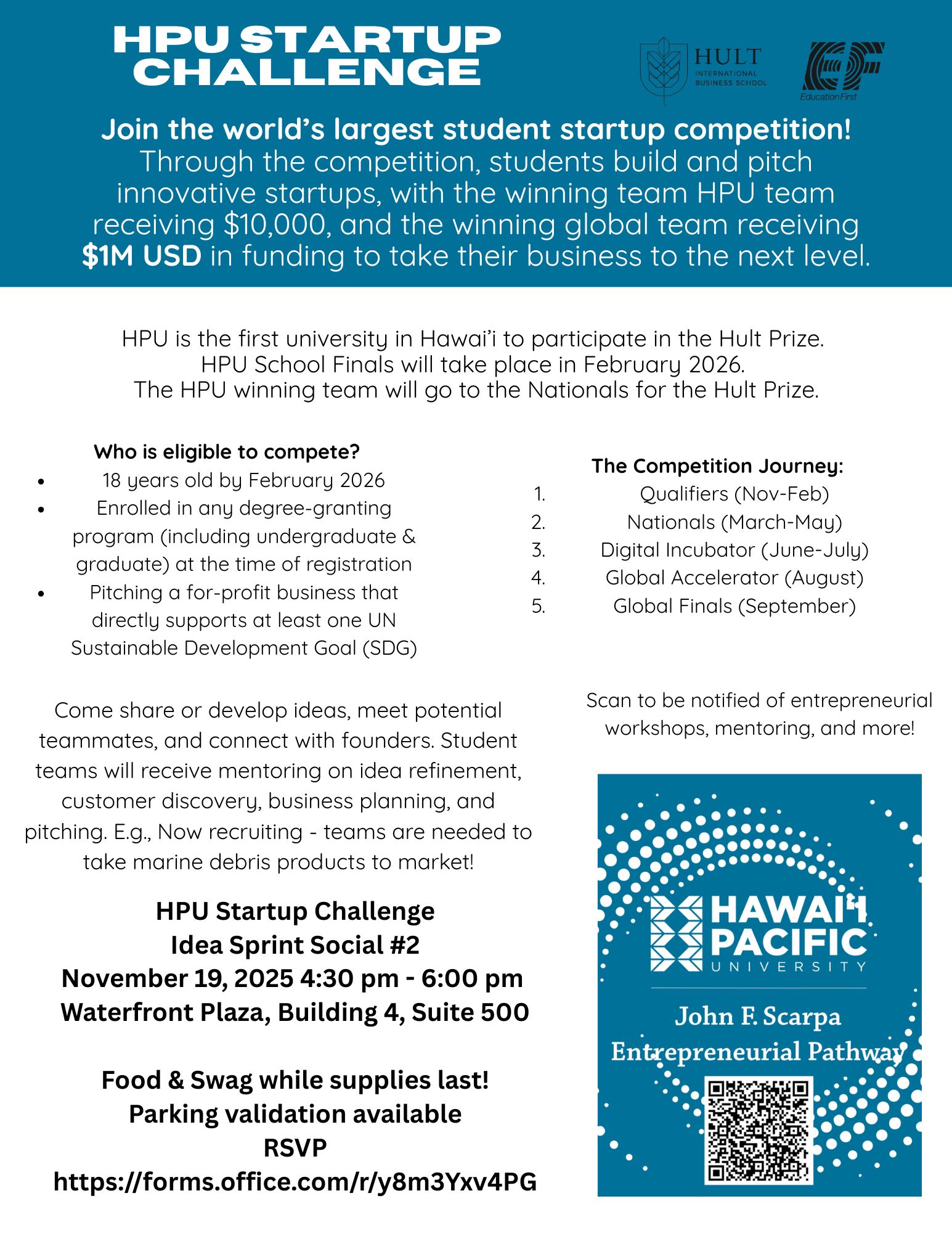 Idea Sprint Social #2 Event Flyer