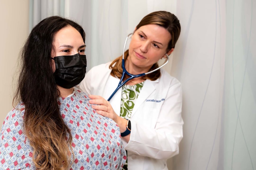 PA treating a patient