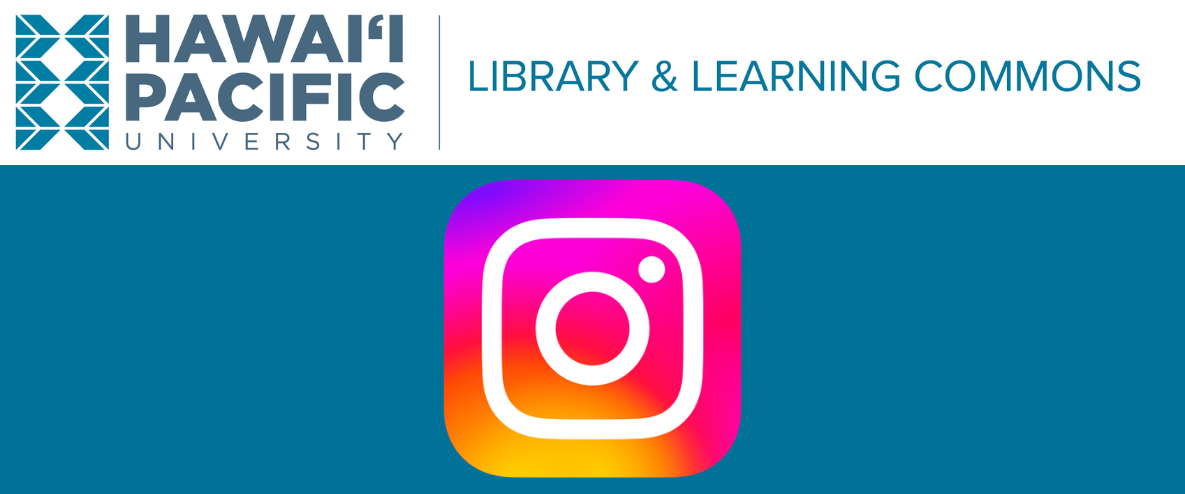 HPU Library and Learning Commons logo with a digital camera logo in the center